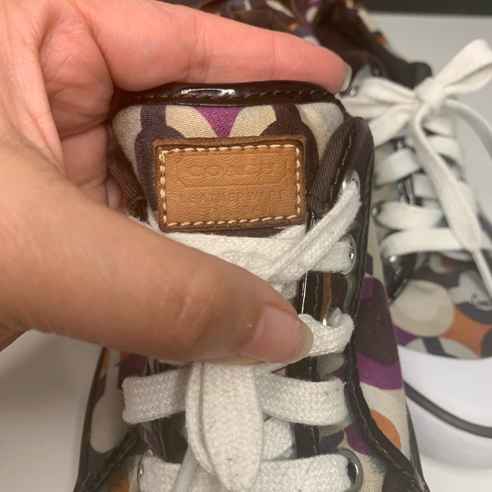 Coach Barret Op Art Sneakers 6 B - Picture 7 of 9